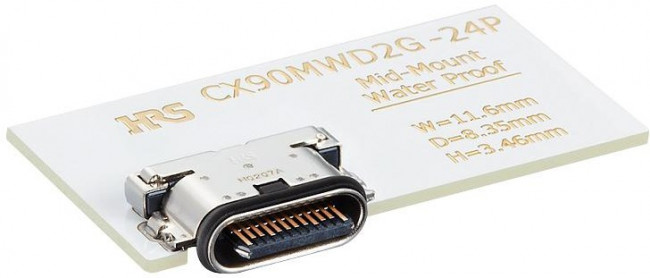 CX90MWD2G-24P, USB Connectors USB Type C Receptacl - Waterproof (IPX8)