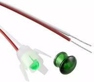 5400A5, PANEL MOUNT INDICATOR, LED, 8.05MM, GREEN, 2.1V