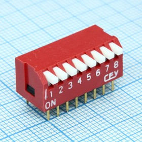 DS1040-08RT, Переключатель DIP/SIP
