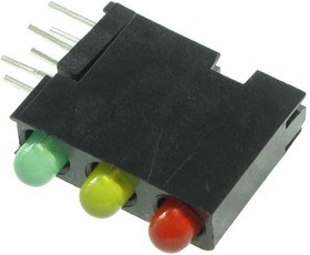 564-0200-333F, LED Circuit Board Indicators CBI 3MM TRE LEVEL