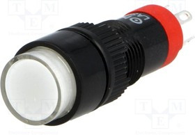 V10Y-11Z-24W, Переключатель: кнопочный, Пол: 2, SPDT, 0,5A/250ВAC, 1A/24ВDC, IP40