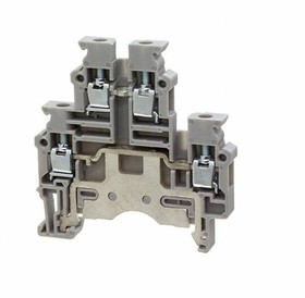 CDLG4, DIN Rail Terminal Blocks DIN Term Blk, Screw, Dbl Level