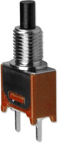 800SP9B5M1QEH, Pushbutton Switches SPST OFF(ON) SLDR MT