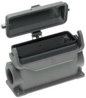 19300247297, Heavy Duty Power Connectors SURFACE MOUNTING HSG HAN 24B 2 SIDE ENTRY 19300247297, Heavy Duty Power Connectors SURFACE MOUNTING HSG HAN 24B 2 SIDE ENTRY