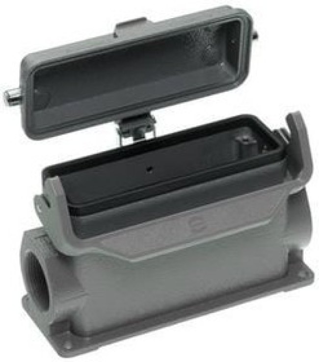 19300247297, Heavy Duty Power Connectors SURFACE MOUNTING HSG HAN 24B 2 SIDE ENTRY 19300247297, Heavy Duty Power Connectors SURFACE MOUNTING HSG HAN 24B 2 SIDE ENTRY