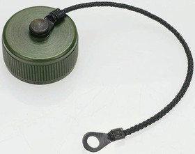418-6033-11P0501-04, Amphenol TV MIL-DTL-38999 Plug Dust Cap, Shell Size 11, with Zinc Cobalt over Nickel Finish 418-6033-11P0501-04, Amphenol TV MIL-DTL-38999 Plug Dust Cap, Shell Size 11, with Zinc Cobalt over Nickel Finish