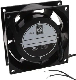 OA825AP-11-1WB, AC Fans Axial Fan, 80x80x25mm, 115VAC, 25CFM, 9W, 28dBA, 3000RPM, Ball, Lead Wires
