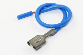 Клемма розетка, 6,4x0,8, 110мм, латунь, защелка