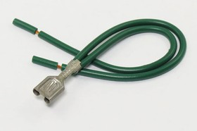 Клемма розетка, 6,4x0,8, 110мм, латунь, защелка