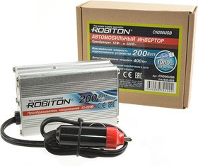 ROBITON CN200USB 200W, Инвертор 12V-220V ROBITON CN200USB 200W, Инвертор 12V-220V