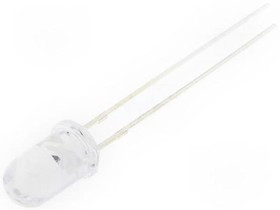 OSM5DK5111A-1MA, LED; 5mm; white warm; 1560?2180mcd; 15°; Front: convex; 2.6?3.3V