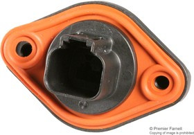 AT04-2P-PM13, RCPT HOUSING, 2POS, THERMOPLASTIC, BLK