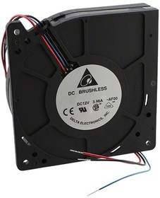BFB1212GH-AF00, Blowers &amp; Centrifugal Fans Blower, 120x32mm, 12VDC, Ball, 3-Lead Wires, Lock Rotor Sensor, Tachometer