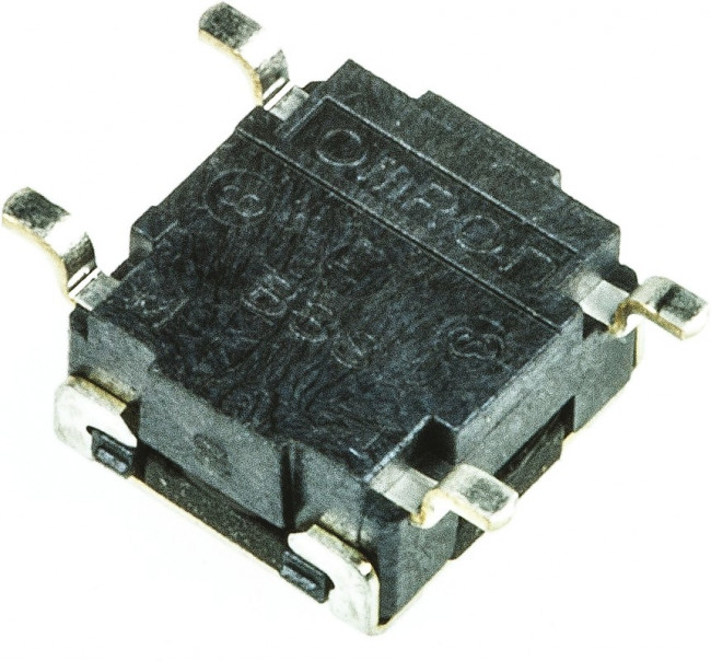 B3S-1000, Микропереключатель TACT, SPST-NO, Пол: 2, 0,05A/24ВDC, SMT, нет