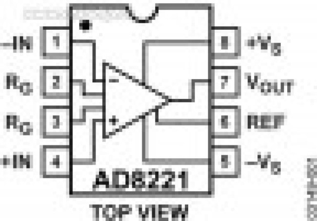 AD8221ARMZ-R7, , Прецизионный инструментальный усилитель , 1 канал, корпус MSOP-8