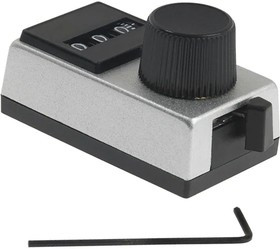 G-15-1-11, Ручка точной настройки, со счетчиком, Диам.оси: 6,35мм