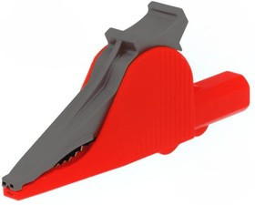 5066-IEC-RT, Зажим "крокодил", 36А, 1кВDC, красный, Диап.захвата: макс.41мм
