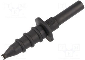 SPS2590NI-SW, Измерительный щуп, 5А, черный, Размер гнезда: 4мм, 1кВDC, 20мОМ