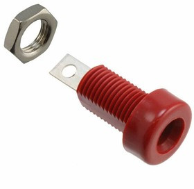 108-0902-001, Test Plugs &amp; Test Jacks BANANA JACK RED