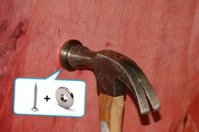 Неодимовый магнит диск 30х5 мм с зенковкой 5.5/10 мм