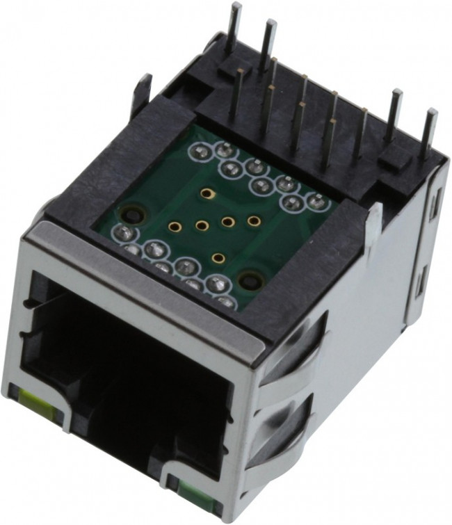 RJE1A1885441, Modular Connectors / Ethernet Connectors 8P8C, RA, CAT5e, Shi EMI Tabs, With LEDs RJE1A1885441, Modular Connectors / Ethernet Connectors 8P8C, RA, CAT5e, Shi EMI Tabs, With LEDs