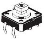 B3F-4150, Микропереключатель TACT, SPST-NO, Пол: 2, 0,05A/24ВDC, THT, нет