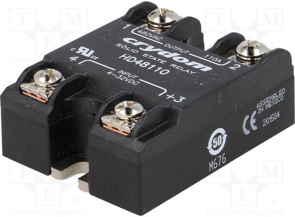HD48110, Solid State Relays - Industrial Mount 110A 480V DC INPUT