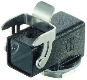 19370031160, Разъем для тяжелых условий, Основа, монтаж на панель, Корпус из Сплава Цинка, 1 Рычаг, 3A