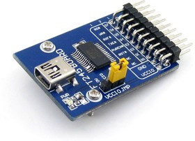 FT245 USB FIFO Board (mini), Преобразователь USB-FIFO на базе FT245 с разъемом USB mini-AB