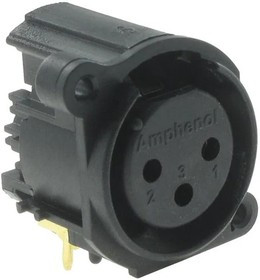 AC3FG, XLR Connectors 3 POLE FML CONT THERMOPLSTIC SH