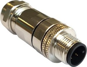 RSCS 8/9, Circular Connector, M12, Plug, Straight, Poles - 8, Screw Terminal, Cable Mount RSCS 8/9, Circular Connector, M12, Plug, Straight, Poles - 8, Screw Terminal, Cable Mount