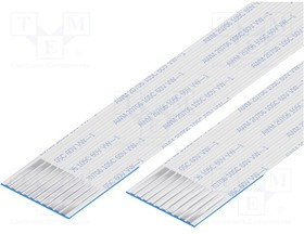 10-10-A-0127-C, FFC cable; Cores: 10; Cable ph: 1mm; contacts on the same side