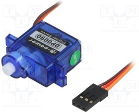 KP-DP0090, Двигатель: сервомеханизм, 4,8-6ВDC, micro, цифровой, 9г, нейлон