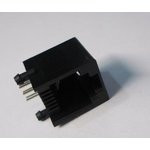 TJ1A-6P6C (KLS12-124-6P6C- W/O-1-0.1), Розетка RJ25 телефонная на плату тип 1A TJ1A-6P6C (KLS12-124-6P6C- W/O-1-0.1), Розетка RJ25 телефонная на плату тип 1A