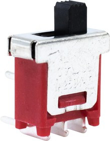 500ASSP1M6QE, Переключатель: движковый; Пол: 2; SPDT; 2A/250ВAC; 3A/28ВDC; ON-ON