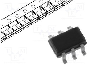 BC847BS-13-F, Транзистор: NPN x2, биполярный, 45В, 0,1А, 200мВт, SOT363
