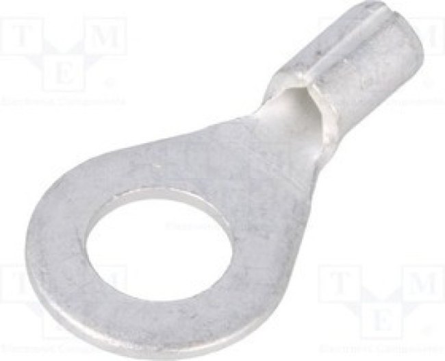 ST-086/2, Кольцевой, M5, 0,5-1мм2, обжим, на провод, неизолированный, медь