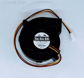 Вентилятор Sanyo Denki San Ace B76 9BD12SC6-1 12V DC 0.28A 76x20 3pin