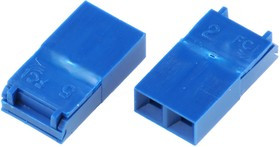 65474-002LF, Mini-Jump Jumper Female Straight Blue Closed Top 2 Way 1 Row 2.54mm Pitch 65474-002LF, Mini-Jump Jumper Female Straight Blue Closed Top 2 Way 1 Row 2.54mm Pitch