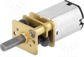POLOLU-994, Двигатель: DC, с редуктором, HP, 6ВDC, 1,6А, Ось: D профиль, 298: 1