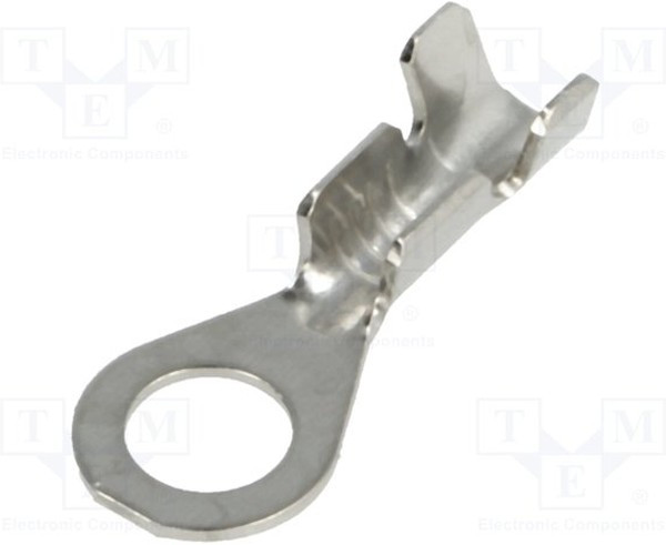 BM 91114, Наконечник: кольцевой, M4, 0,5-1мм2, обжим, на провод, луженые