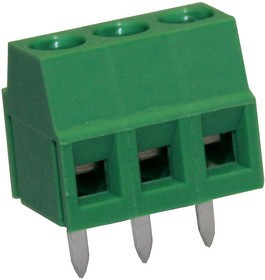 CTBP0305/3, Клеммная колодка типа провод к плате, 3.5 мм, 3 вывод(-ов), 28 AWG, 16 AWG, 1.3 мм², Винт