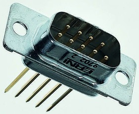 023330, 37 Way Panel Mount D-sub Connector Plug, 2.75mm Pitch