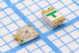 Светодиод SMD 0805=2x1.3мм, желто-зеленый, 40мкд, 130град, прозрачная линза; №15575C СД SMD02013C2\зел,жел\ 40\130\пр\FYLS- 0805BUGC\FO