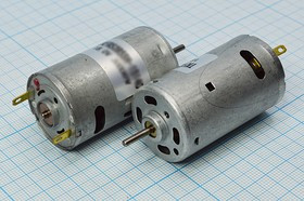 Электродвигатель 24В, 7450 оборотов/мин 7963 двиг 24В\0,06А\лев\7450\ 28x53m65\RS-395SH-15140