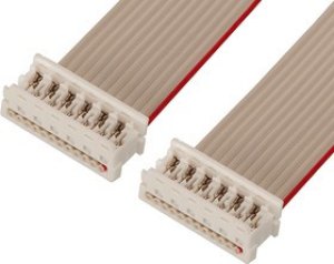 92315-1208, Flat Flexible Cable, 1.27mm, 12 Cores, 80mm, White 92315-1208, Flat Flexible Cable, 1.27mm, 12 Cores, 80mm, White