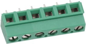 39880-4306, Fixed Terminal Blocks LOW PROFILE 5.08 6 A ILE 5.08 6 ASY GREEN