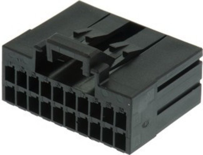 1-1318118-9, Dynamic 2000 Female Connector Housing, 2.5mm Pitch, 20 Way, 2 Row 1-1318118-9, Dynamic 2000 Female Connector Housing, 2.5mm Pitch, 20 Way, 2 Row