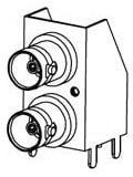 73415-2980, RF Connectors / Coaxial Connectors DUAL BNC DUAL BNC