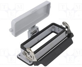 CHI 10 LS, Корпус для прямоугольных разъемов, размер 57.27, с заглушкой